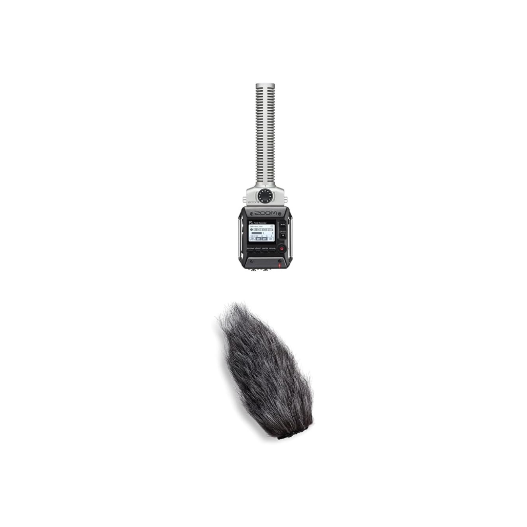 ZOOM F1-SP Field Recorder & Hairy Windscreen Set