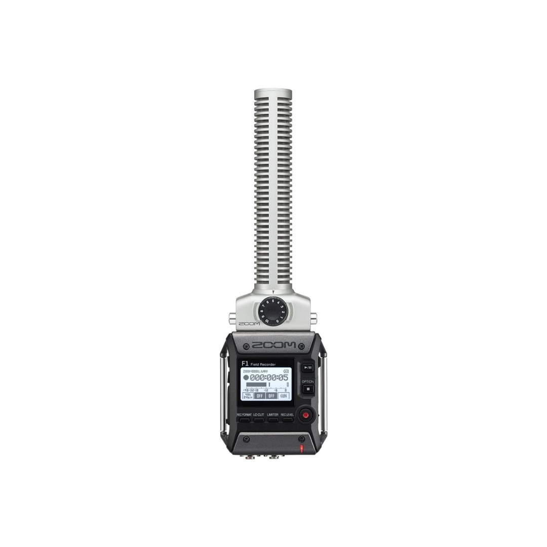 ZOOM F1-SP Field Recorder with Ultra-Directional Shotgun Microphone DSLR Movie Sound Quality Microphone & Recorder Package