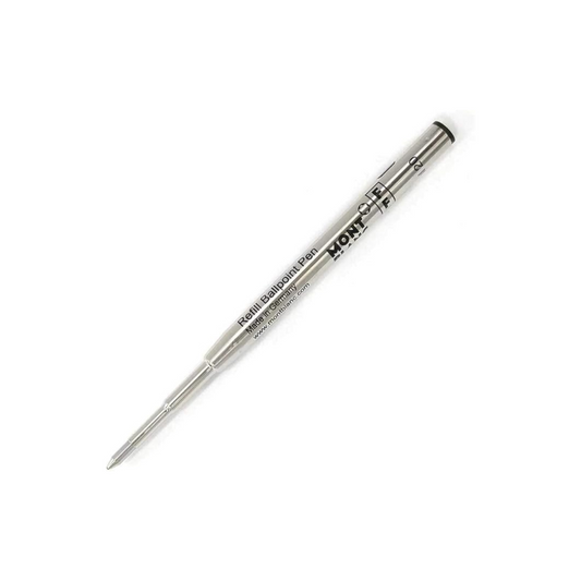 Montblanc Ballpoint Pen Refill Refill, Mystery Black, F(Fine Point), 1 Piece