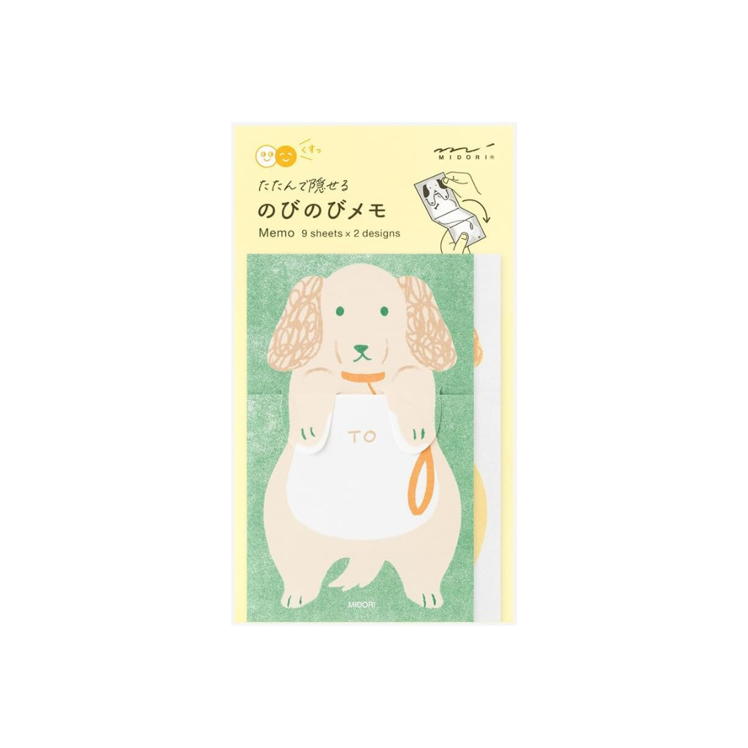 Midori 11823006 Notepad Notepad with Canine Pattern