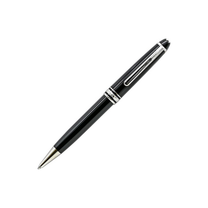 Montblanc Ballpoint Pen, Meisterstück Platinum, Classic, Black x Silver, 2866 P164, Premium Writing Instrument, 2 Years Manufacturer's International Warranty