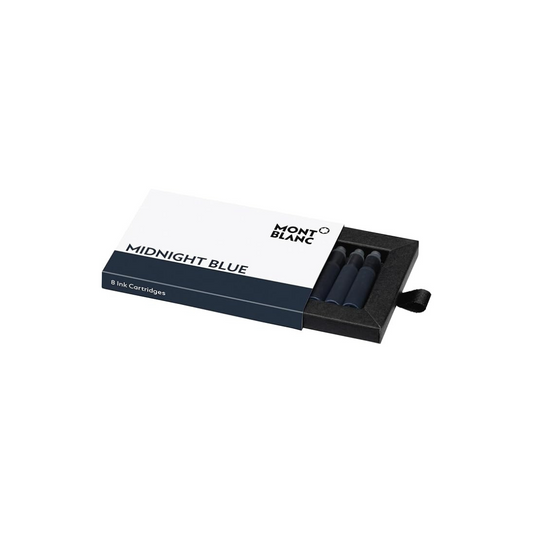 montblanc ink cartridge midnight blue 128199