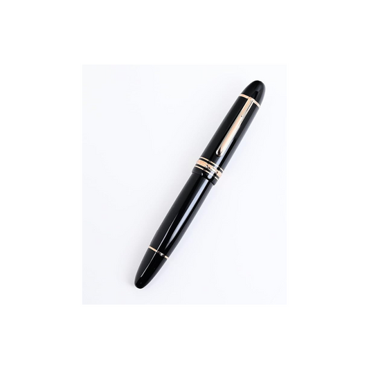 Montblanc Fountain Pen, 132092 (112665), Meisterstück 149, Black x Red Gold, Nib F