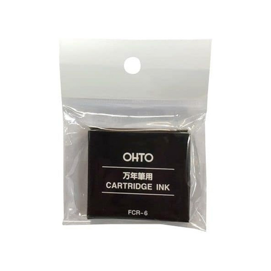 OHTO Fountain Pen Cartridge Ink Black FCR-6