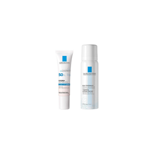 La Roche Posay Tone Up Kit Rose + UV Base S SPF50+ PA++++ Moisturizing, Sensitive Skin, Raw Gloss, Ruddy and Transparent, 1.2 fl oz (30 ml)