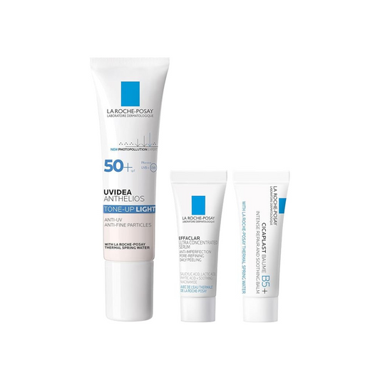 La Roche-Posay Tone Up Kit White UV Base SPF50+ PA++++ Moisturizing, Sensitive Skin Transparency, 30ml
