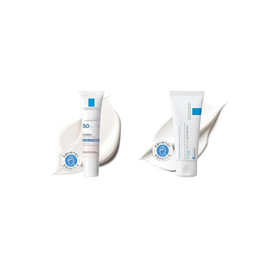 Sunscreen & Makeup Base: UV Ideas XL Protective Tone Uprose + [Moisturizing Cream] Deer Plast Repair Cream B5+