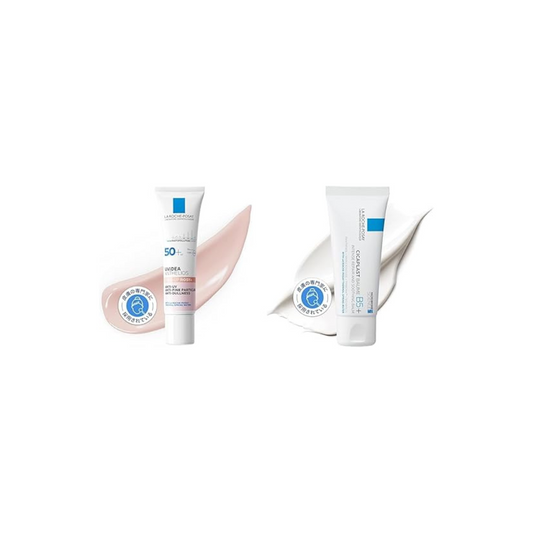 Sunscreen & Makeup Base UV Idea XL Protection Tone Up Rose + [Moisturizing Cream] Deer Plast Repair Cream B5+