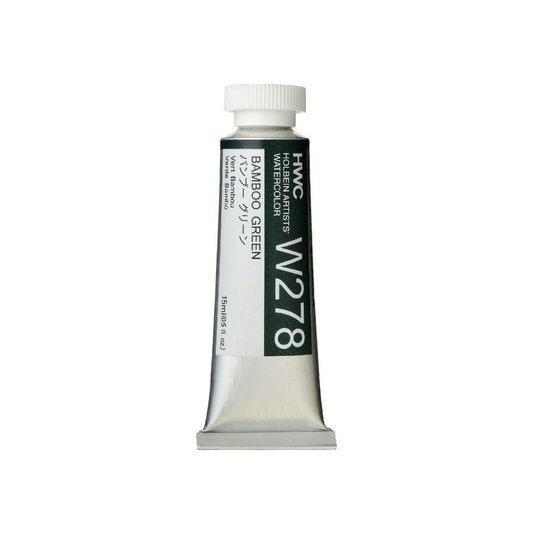 Holbein W278 Transparent Watercolor Paint, Bamboo Green, 0.5 fl oz (15 ml) (No.5), 003278