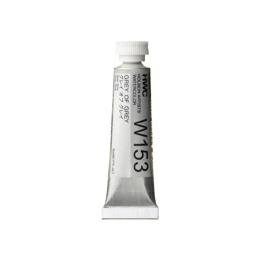 Holbein W153 Transparent Watercolor Paint, Grey of Grey, 0.16 fl oz (5 ml) (No.2), 003153