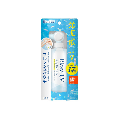 Biore SPF50 UV Aquarich Light Up Essence Fresh Pouch, 4.2 oz (120 g), Sunscreen