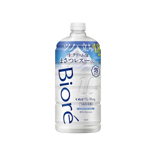 Bioreu The Body (Large Capacity) Foam Type, Pure Savon Scent, Refill Use, 27.5 fl oz (780 ml), Fresh Cream Foam with High Lubricating Formulation, Body Soap, Clean, Pure Sabon Scent