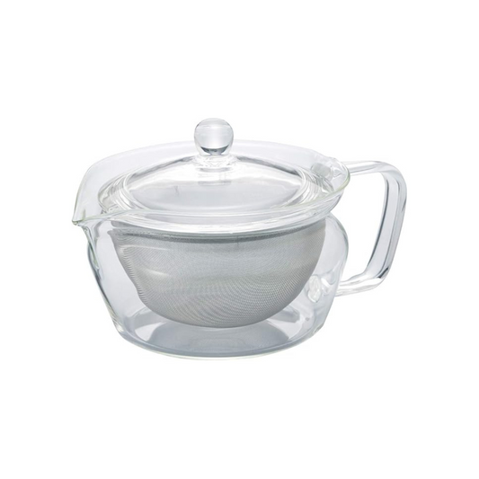 HARIO CHZ-30T Zen Tea Teapot, Practical Capacity, 10.1 fl oz (300 ml), Heat-resistant Glass
