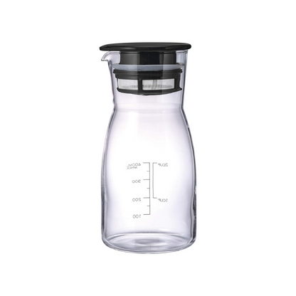 HARIO VDPI-700-B Vinegar Storage Container, Vinegars, Drink Pitcher, 23.7 fl oz (700 ml), Pickles, Black, Made in Japan, Pack of 1