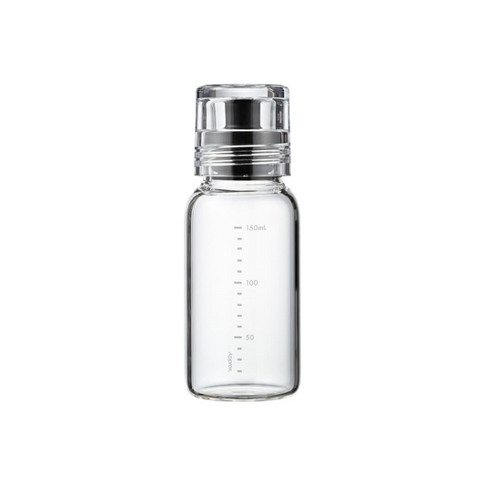 HARIO DBSN-150-B Slim Dressing Bottle, 5.1 fl oz (150 ml), Can Be Used with Hot Water, Black