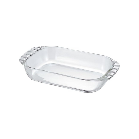 HARIO BUONO kitchen HTZ-90-BK Toaster Dish, Made in Japan, Heat-resistant Glass, 30.4 fl oz (900 ml), Clear