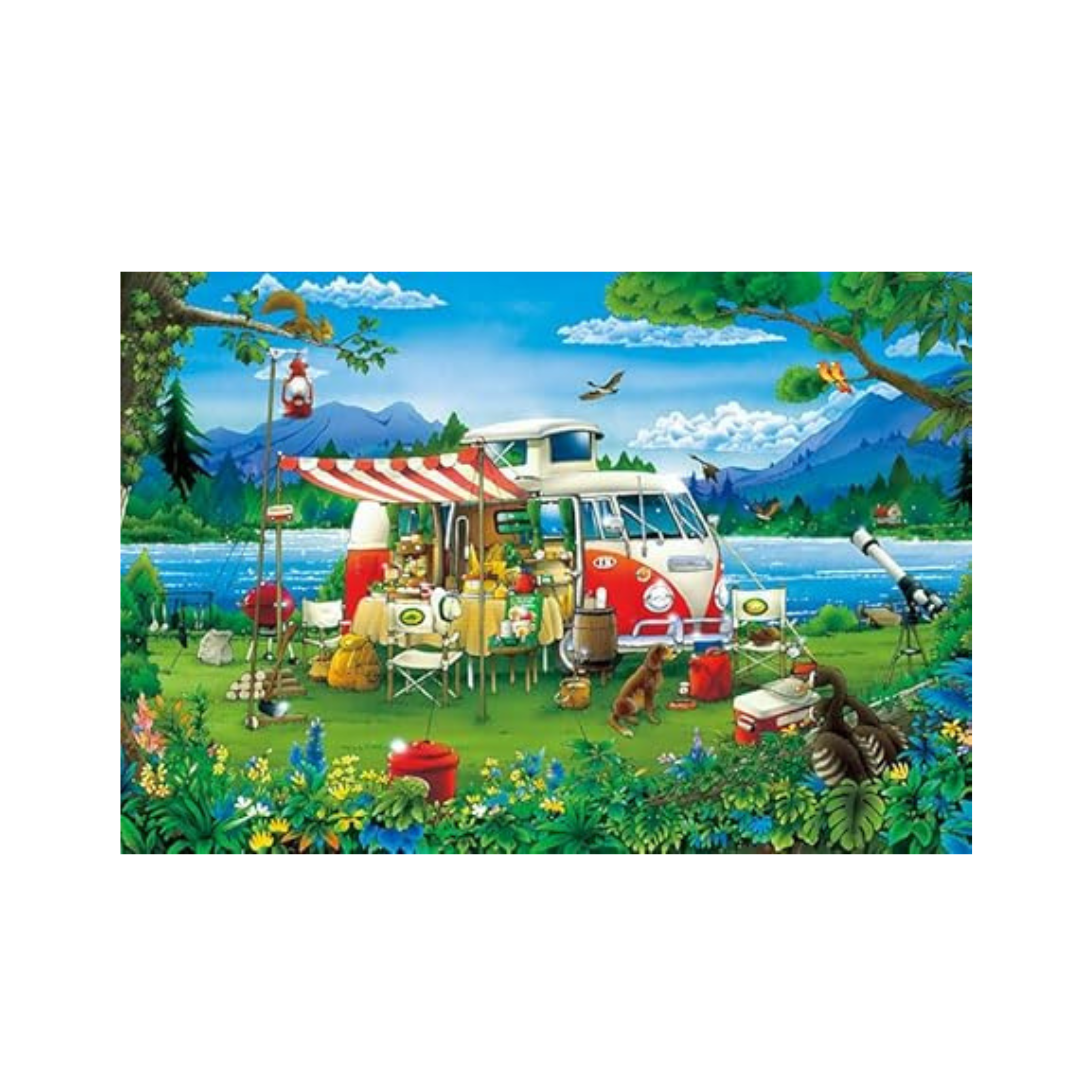 300 Piece Jigsaw Puzzle Hiroyuki Keikawa Camping Holiday