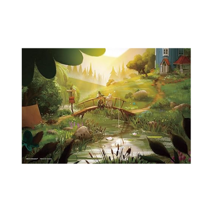 Yanoman 1000 Piece Jigsaw Puzzle MOOMIN The World's Last Dragon