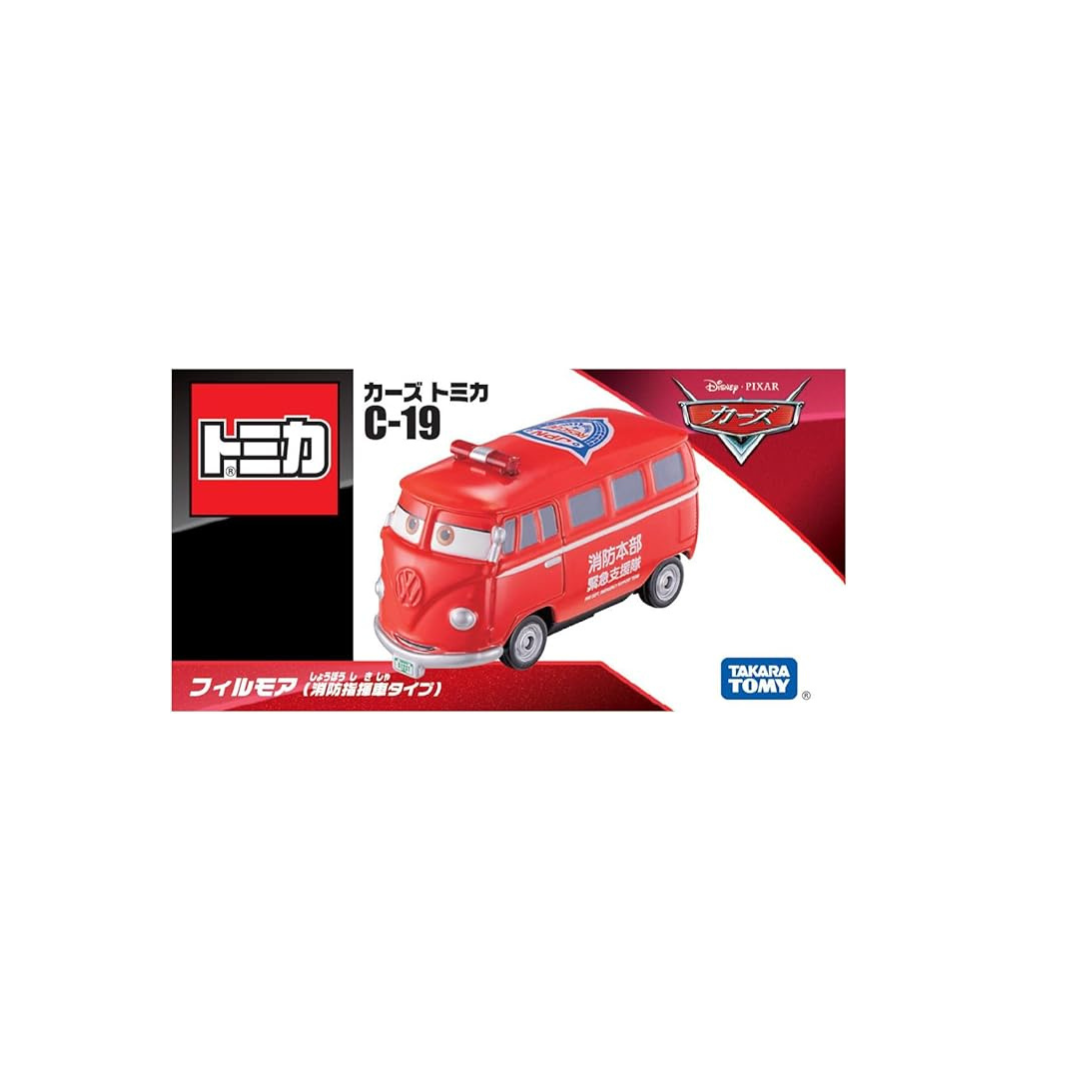 Takara Tomy Disney Cars Tomica C-19 Fillmore (Fire Command Truck Type)