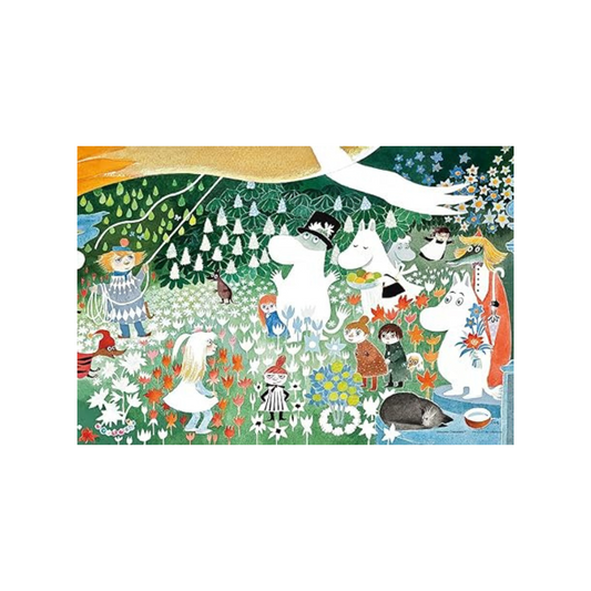 Yanoman 1000 Piece Jigsaw Puzzle, Moomin, The Dangerous Journey, Compact Pieces, 10.2 x 15.0 in (26 x 38 cm)