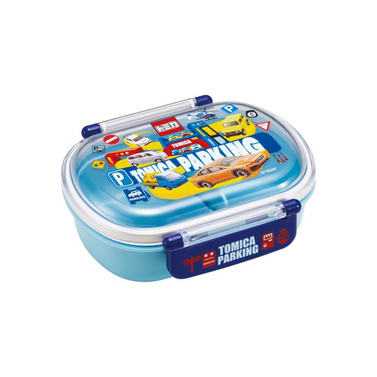 Skater QAF2BAAG-A Children's Lunch Box, 12.2 fl oz (360 ml), Fluffy Dome, Tomica 24, Antibacterial, Made in Japan