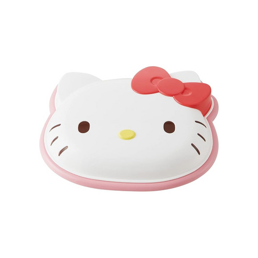 Skater LUPD2-A Die-Cut Lunch Plate with Lid Hello Kitty Snack Time Sanrio