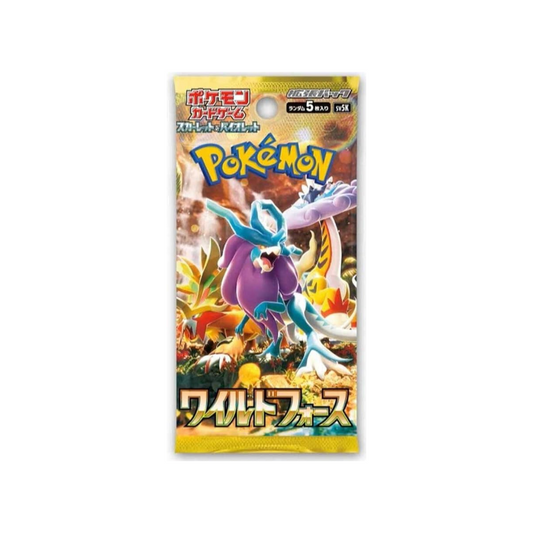 Pokemon Card Game Wild Force Booster Pack (5 Cards Per Pack), Japanese Version