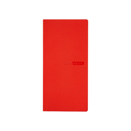 HOBONICHI  2026 weeks, MEGA English Edition, Sneakers, Tomato Red, Starts from January, Weekly Planner, Weekly Leaf, Slim, Long, Graph Note, 219 Pages