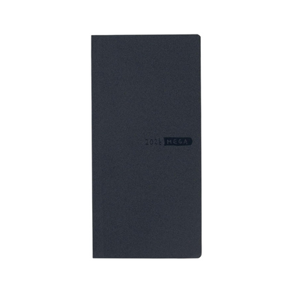 HOBONICHI  2026 weeks, MEGA English Edition, Sneakers, Indigo Black, Starts from January, Weekly Planner, Weekly Leaf, Slim, Long, Graph Note, 219 Pages