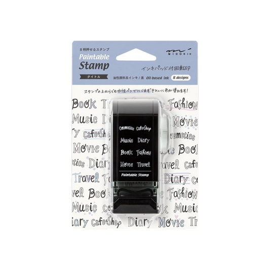 Midori 35588006 Rotating Stamp Dial Title Pattern