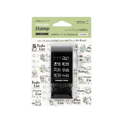 Midori Stamp Rotating Stamp Dial Wrist Pattern 35579006