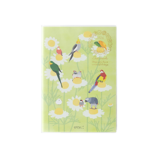 Midori Pocket Diary, 2026 B6 Weekly Tri Pattern 22375006 (Begins January 2026)