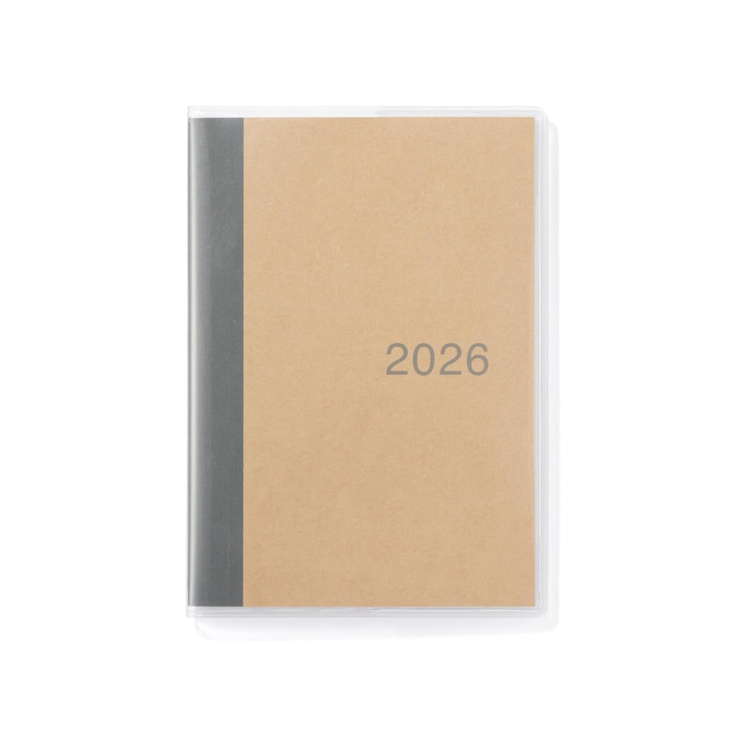 MUJI 84854507 2026 A6 Monthly Planner, Starts on December 2025
