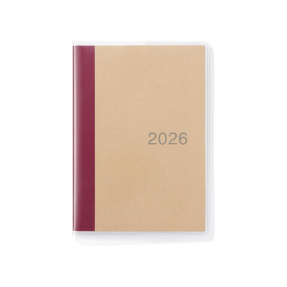 MUJI 84854460 2026 A6 Monthly Planner, Starts on December 2025