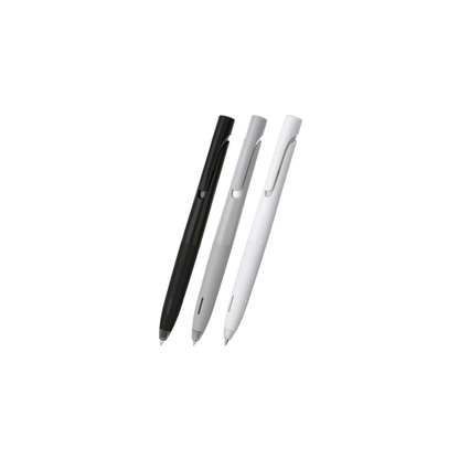 Zebra P-BAS88-KNK-3AZ Oil Based Ballpoint Pen, 0.5, Mushroom Pattern, Set of 3, Black Ink (0.5mm (black), MUJI, Monotone axis set)