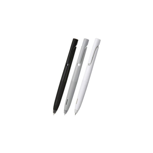 Zebra P-BAS88-KNK-3AZ Oil Based Ballpoint Pen, 0.5, Mushroom Pattern, Set of 3, Black Ink (0.5mm (black), MUJI, Monotone axis set)