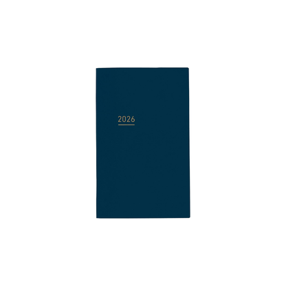 Kokuyo Jibun Notebook Lite Notebook 2026 Monthly Weekly A5 Slim Navy JL1DB-26 Starts on December 2025