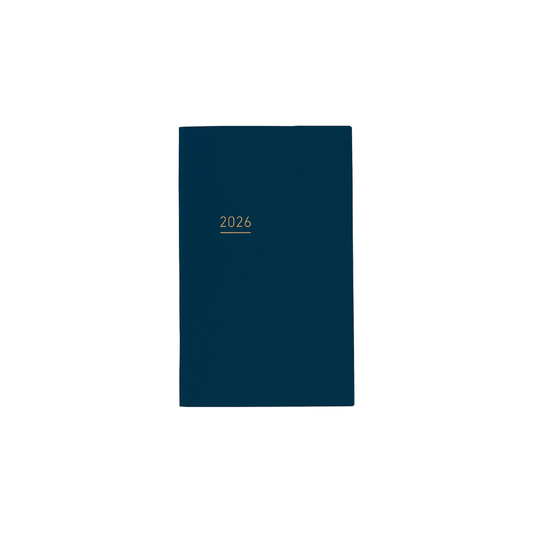 Kokuyo Jibun Notebook Lite Notebook 2026 Monthly Weekly A5 Slim Navy JL1DB-26 Starts on December 2025
