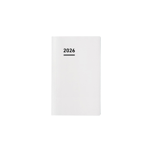 Kokuyo Jibun Notebook Diary 2026 Monthly Refill, Weekly A5 Slim, Starts on November 2025