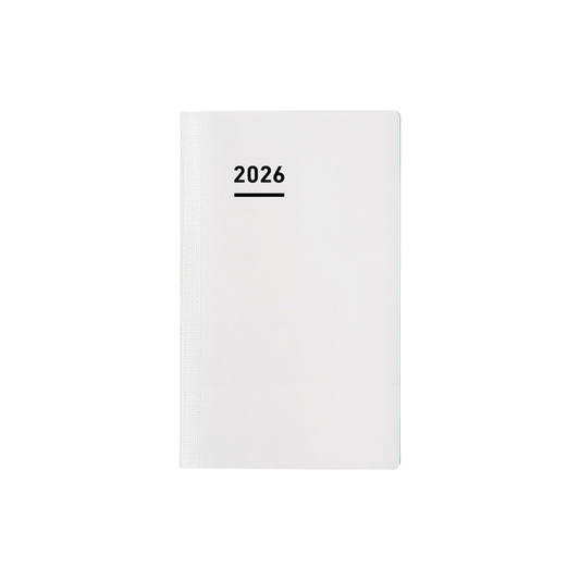 Kokuyo Jibun Notebook Diary Mini 2026 Refill, Monthly, Weekly B6 Slim Ni-JRM-26, Starts on November 2025