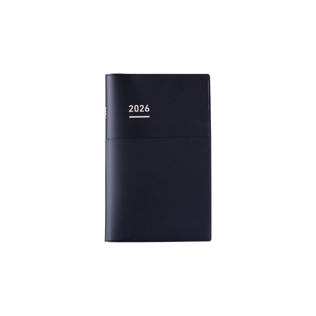 Kokuyo Jibun Notebook Biz Mini 2026 Monthly B6 Slim Matte Black Ni - JBM1D-26 2025 Starts on December