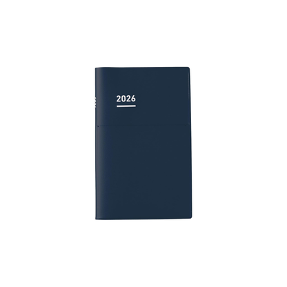 Kokuyo Jibun Notebook Biz 2026 Monthly A5 Slim Matte Navy Ni-JB1DB-26 Starts on December 2025