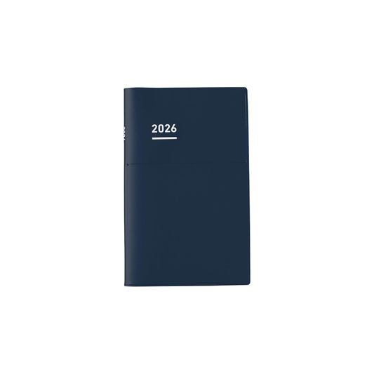 Kokuyo Jibun Notebook Biz 2026 Monthly A5 Slim Matte Navy Ni-JB1DB-26 Starts on December 2025