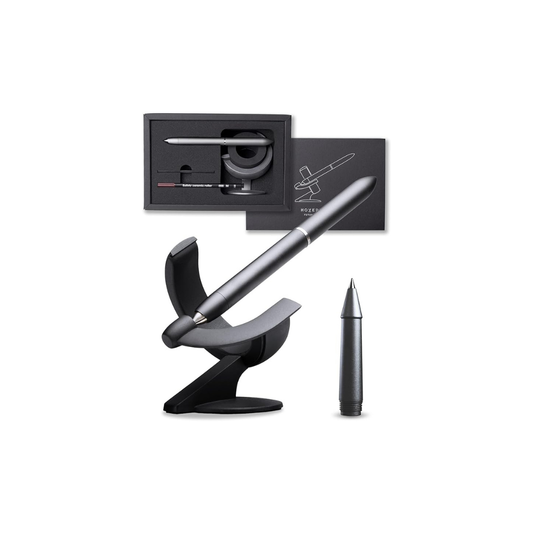Hoverpen 3.0 Future 60° Novium Zero Gravity Luxury Pen Gift Desk Floating Rotating Novium (Ballpoint Pen, Black)
