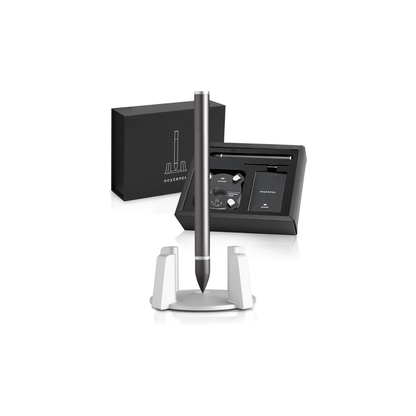 Hoverpen 90° Hover Pen novium Zero Gravity Ballpoint Pen Desk Pen Luxury Pen Desk Floating Pen Free Rotating Gift for Him 1.0 Dark Grey