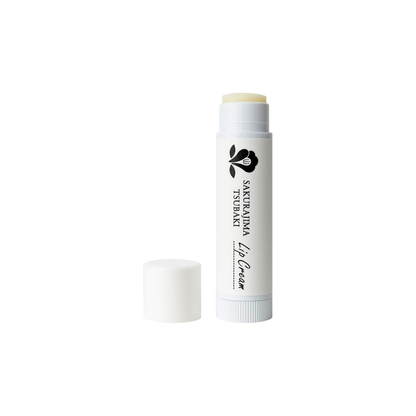 TSUBAKI Sakurajima Tsubaki Lip Balm, 0.2 oz (4 g)
