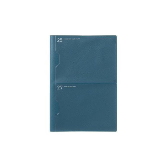 Laconic LAMD92-160BL 2026 Notebook, A5 Monthly Pocket, Blue (Starts on December 2025)