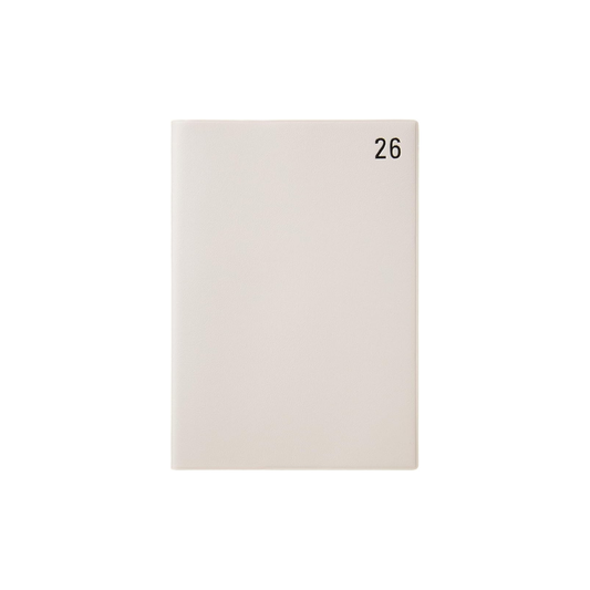 Laconic LAD98-260WH 2026 Weekly Notebook, A5, Year Issue, White (Starts on December 2025)