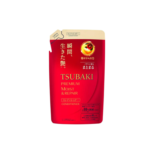 TSUBAKI Premium Moist Hair Conditioner, Refill, 11.2 fl oz (330 ml), Refill, 11.2 fl oz (330 ml)