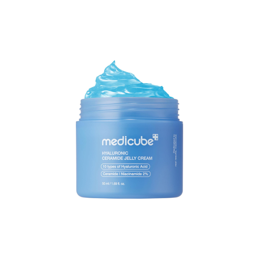 Medicube Hyaluronic Acid Gel Cream, Jelly Texture, Moisturizing Cream, Hyaluronic Acid, Bright, Collagen Cream, Super Dry Skin, New Sensation, Korean Cosmetics